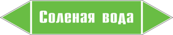 Маркировка трубопровода "соленая вода" (пленка, 716х148 мм) - Маркировка трубопроводов - Маркировки трубопроводов "ВОДА" - Магазин охраны труда ИЗО Стиль