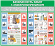 С38 Стенд безопасность работ с электропогрузчиком (1200х1000 мм, пластик ПВХ 3мм, Прямая печать на пластик) - Стенды - Тематические стенды - Магазин охраны труда ИЗО Стиль